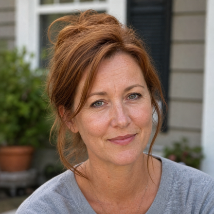 Composite portrait representing Amy, a sample woman