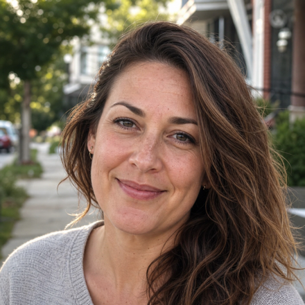 Composite portrait representing Lisa, a sample woman